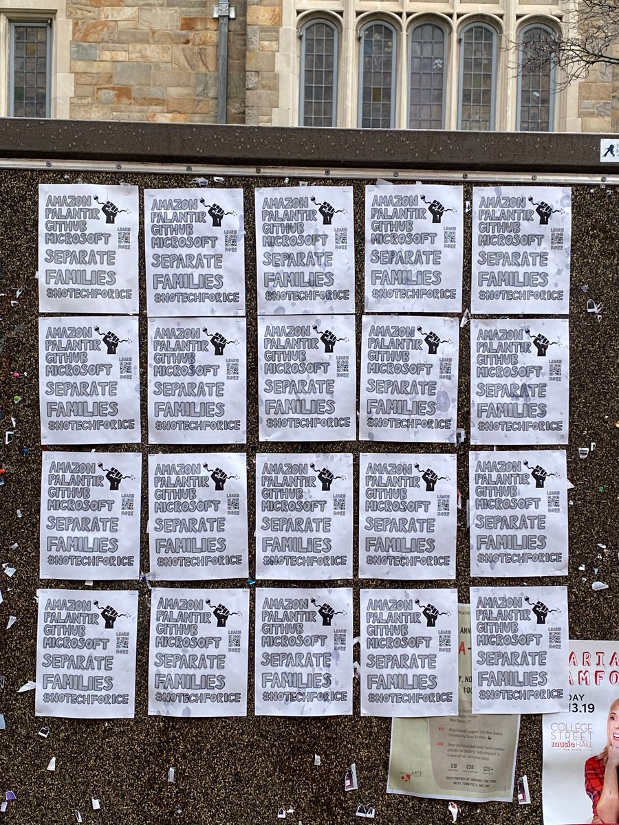 eclipsinglina's tweet photo. We must also demand that Palantir cancel the contracts that allow them to profit from the abuse of human rights. Learn more about getting involved at https://t.co/7zLxxTllR4

It's a beautiful day to #cancelthecontracts ! #NoTechForIce https://t.co/RdUIGCbqXy