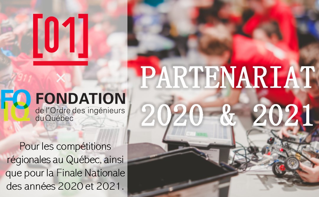 Nous avons la chance de compter sur l’appui de la Fondation de l'Ordre des ingénieurs du Québec, une organisation qui comme nous travaille continuellement à promouvoir et soutenir les études dans le domaine des sciences et du génie !

 #robotics #robotique #competition #robots