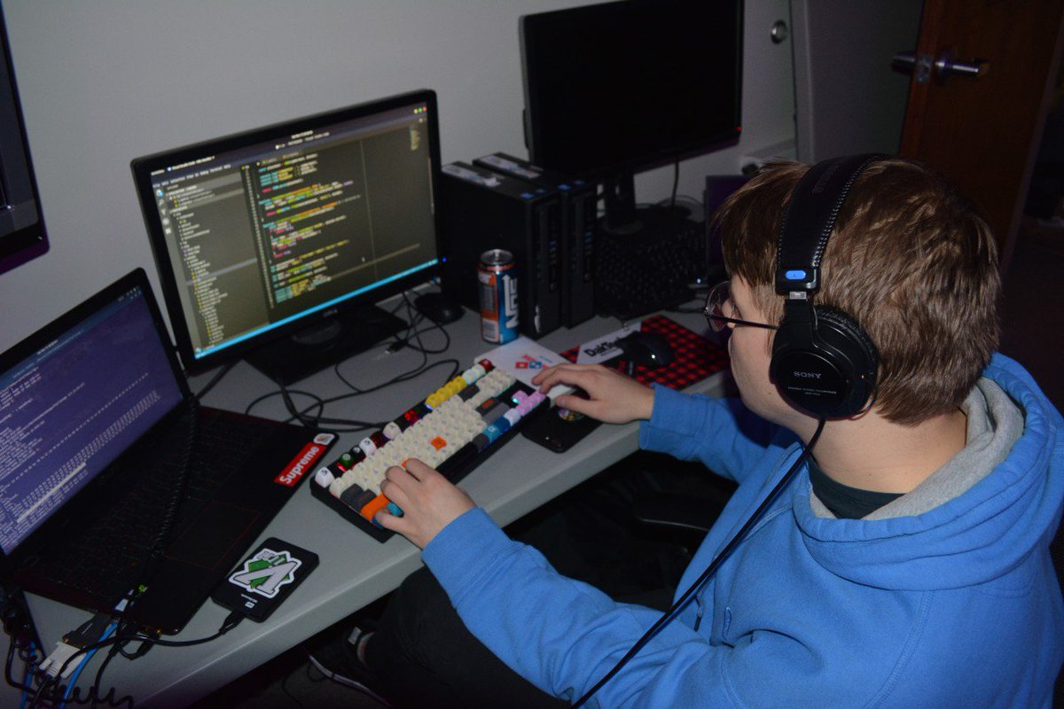 NDSUEngineering's tweet image. NDSU computer science junior Jack Hance took 42nd place out of more than 5,000 students in the Fall 2019 National Cyber League competition.

Learn more about how events like this are giving our students important career skills that help them stand out t... bit.ly/2KARfue