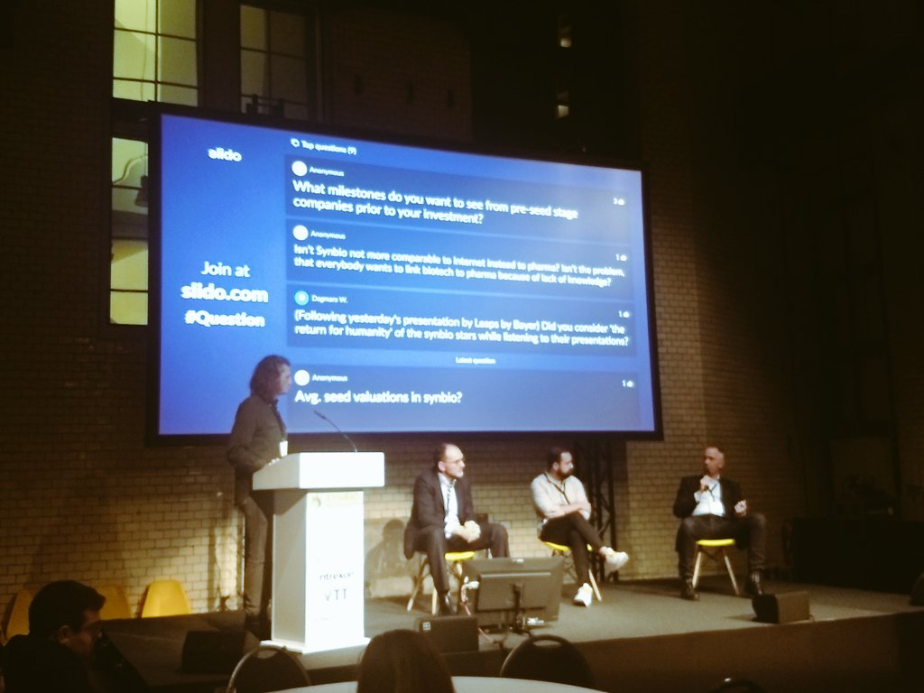 The real 🦄: investor panel sharing deep, real and sometimes negative insight. Find the right valuation! <a href="/Bio_Markets/">World Bio Market Insights</a> #SYNBIOMARKETS19 <a href="/digi_bio/">DigiBio</a> <a href="/joskob/">Joško Bobanović</a> @rod_malloleiva <a href="/SOSV/">SOSV - Deep Tech for Human and Planetary Health</a> <a href="/pfander_jp/">JP Pfander</a>