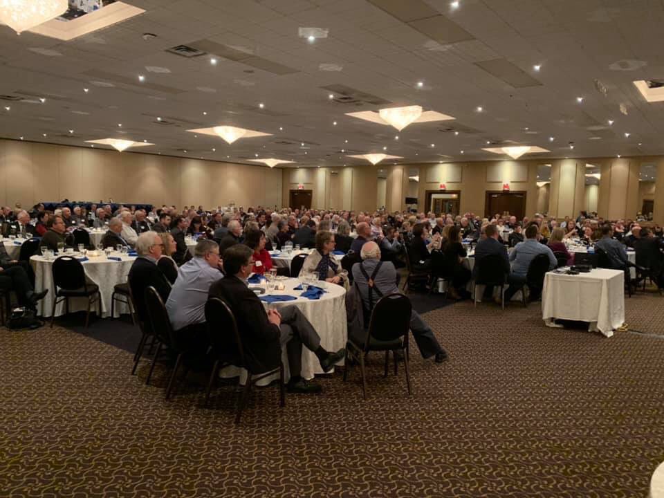 Albrecht4KitCon's tweet image. Great evening - thanking &amp;amp; honouring our team of #KitCon CPC supporters &amp;amp; volunteers for their dedication and service! I am blessed to have been surrounded by such an amazing team for the past 14+ years! @CPC_HQ Thx to @Bingemans for incredible job of hosting! #grateful #blessed