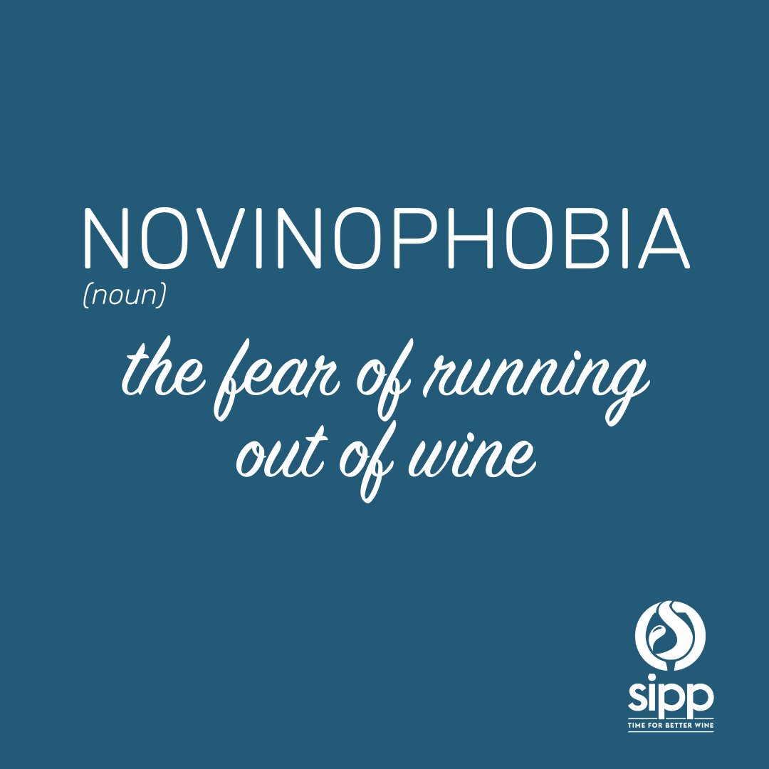 sippwine's tweet image. Does anyone else get a little stressy when you're running low?