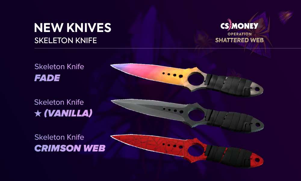 CS.MONEY on Twitter: "These are all four new types of knives introduced in  CS:GO and few skins for each of them. So, what do you think? We can't  decide either Paracord Knife