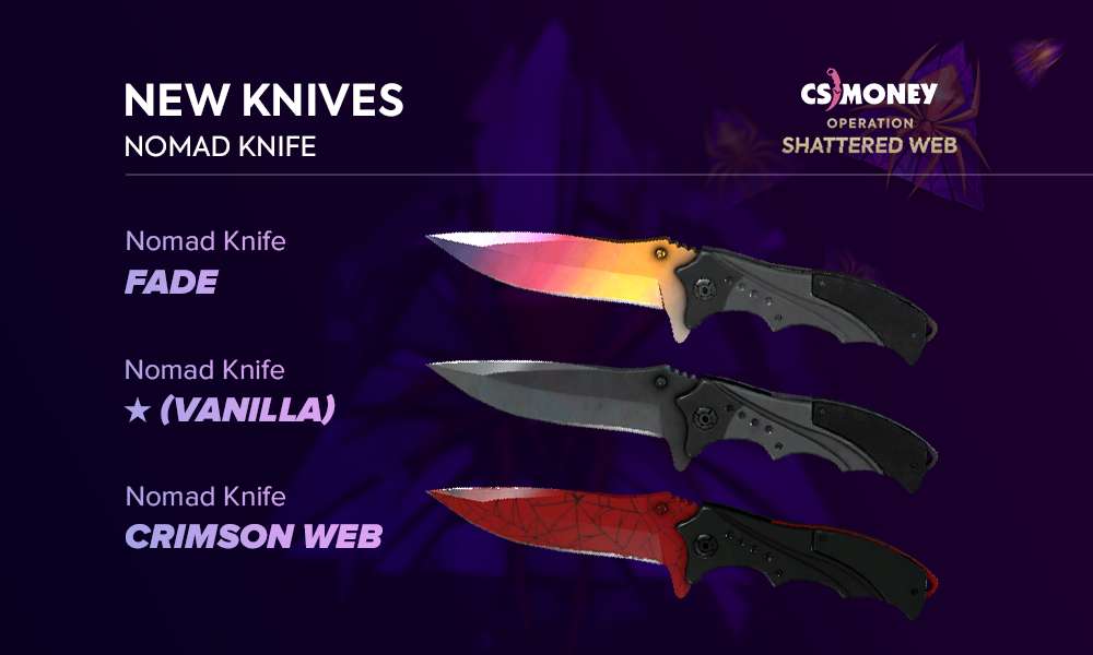 CS.MONEY 在Twitter 上："These are all four new types of knives introduced in CS:GO  and few skins for each of them. So, what do you think? We can't decide  either Paracord Knife