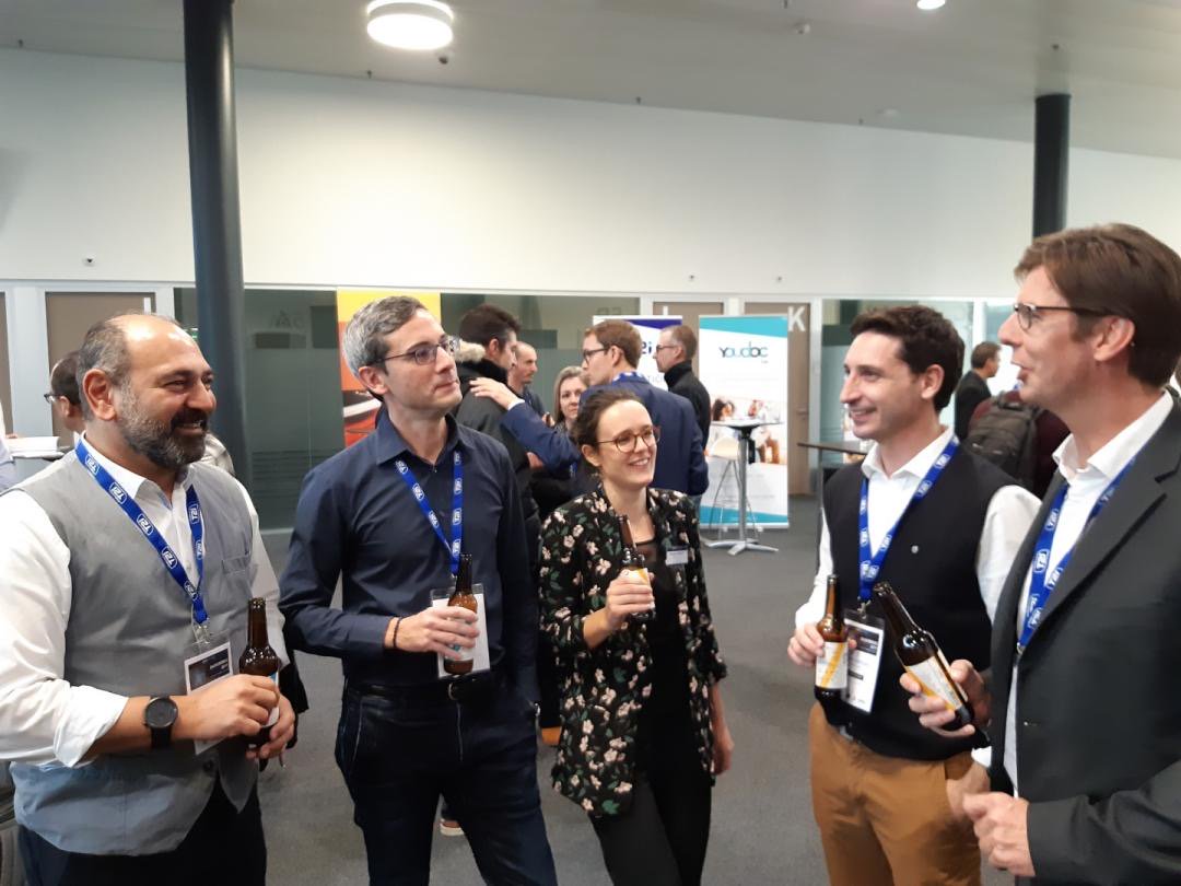 Fin de cette belle journée enrichissante autour d'une belle dégustation de bières ! Un grand merci à nos intervenants 
<a href="/JBerthier/">jérôme Berthier</a> <a href="/HaigAlexander/">Haig A. Peter</a> et <a href="/WarcoBrienza/">Marco Brienza</a> .
#IA #Datatrends2019 <a href="/IBMResearch/">IBM Research</a> <a href="/Empowerment_F/">Empowerment Foundation</a> @_Odienz