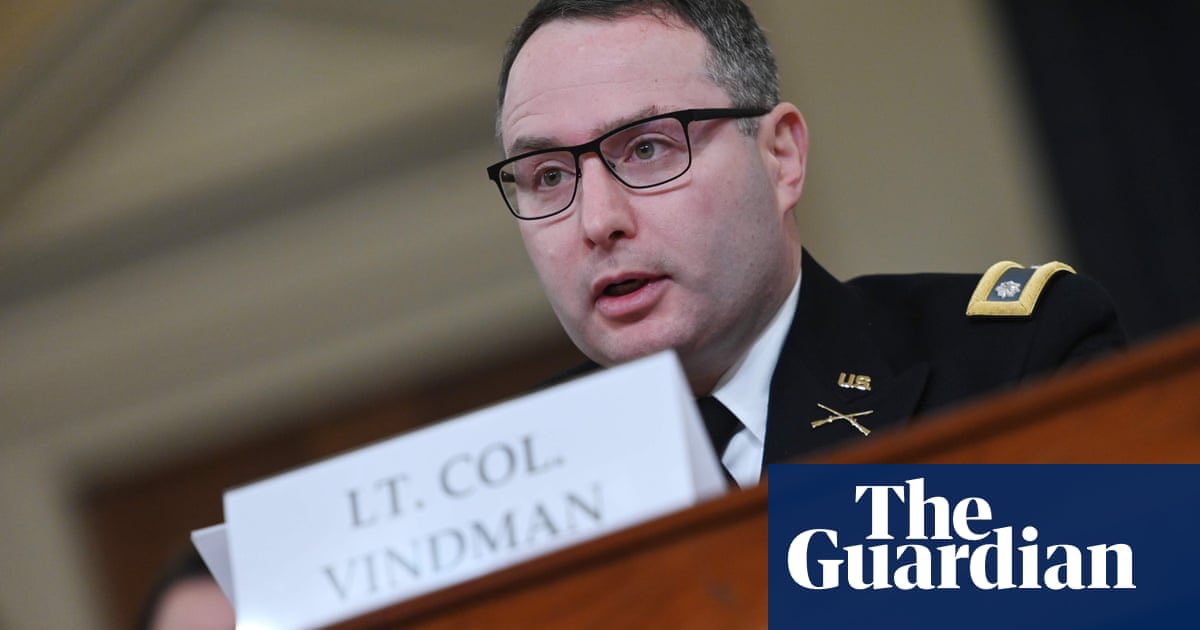 John Hodgeman as Alexander Vindman