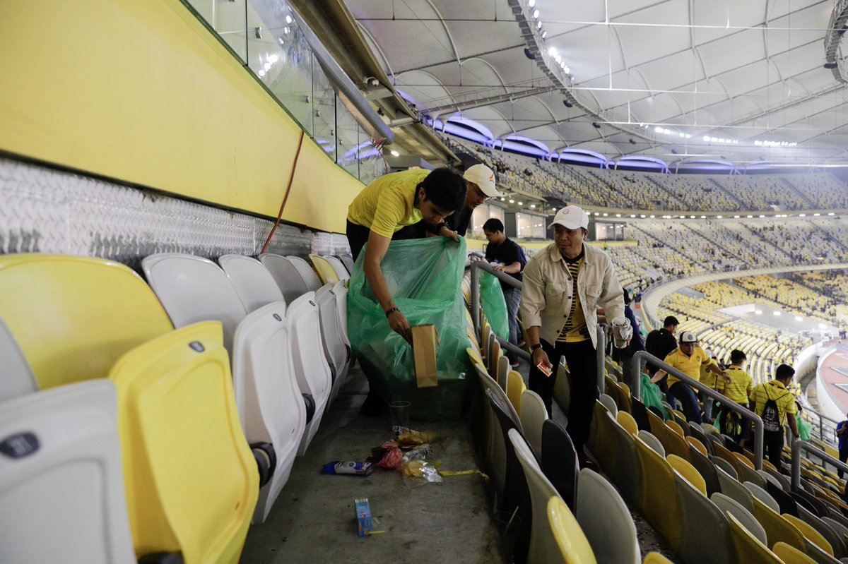 SyedSaddiq's tweet photo. STADIUM KITA. RUMAH KITA.

Kebersihan kita melambangkan budaya kita. https://t.co/Ncv66hIL2l