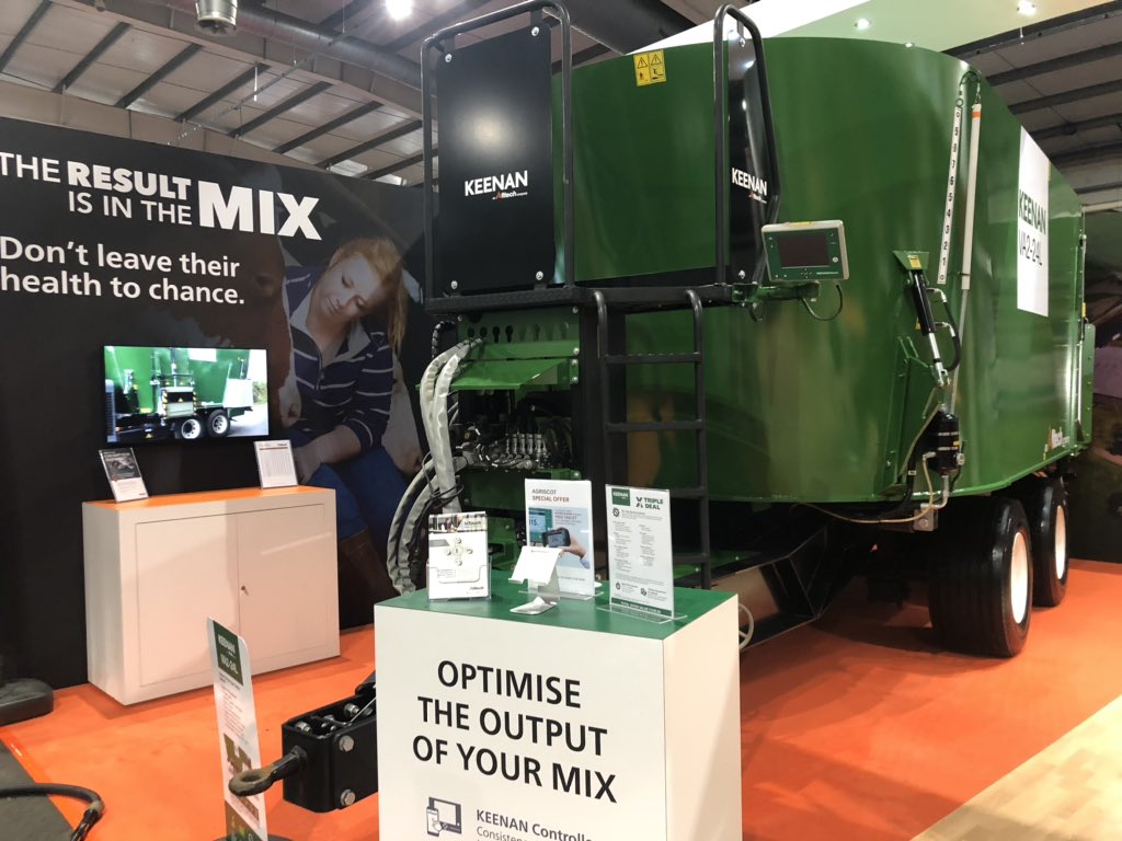 KEENANsystem's tweet image. Join us on stand @AgriScot tomorrow! View our VA and #MechFiber range, speak to your InTouch nutritionist or talk to our team about solutions on farm. See you there! #TheResultIsInTheMix #AlltechNavigate
