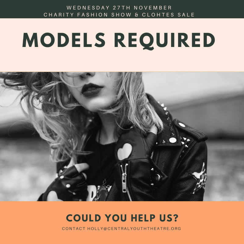 CYT_Wolves's tweet photo. WE NEED HELP! We URGENTLY need models of all shapes and sizes for our charity fashion night on Wed 27 Nov. INTERESTED? Get in touch. You'll get FREE entry Contact holly@centralyouththeatre.org #Models #ModelsRequired #CharityEvent https://t.co/lo6KRKyU8h