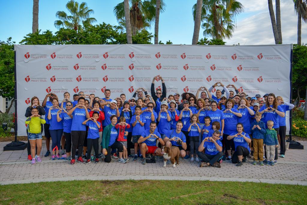 carrier's tweet photo. A big thank you to all of our employees who came out to support this year’s Palm Beach County @American_Heart Walk. #BuildingPossible https://t.co/QWkGSbAmKJ