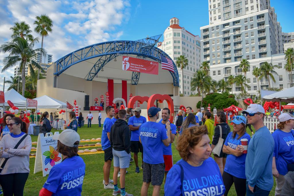 carrier's tweet photo. A big thank you to all of our employees who came out to support this year’s Palm Beach County @American_Heart Walk. #BuildingPossible https://t.co/QWkGSbAmKJ
