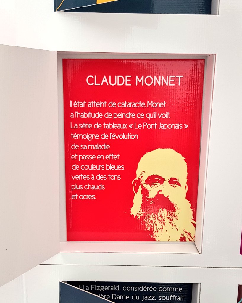 ju_drem's tweet photo. Pour la #SEEPH2019, @Elior_France sensibilise ses collaborateurs et collaboratrices au #handicap. Saviez-vous que Claude Monnet était atteint d'une cataracte qui faisait évoluer les couleurs qu'il voyait ? 🎨 https://t.co/gOV4xTxv2x
