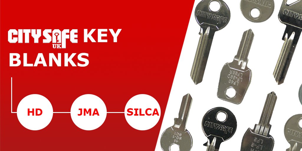 tradelocks's tweet photo. Did you know the @CITYSAFEUKSALES key blanks we stock carry HD, JMA and Silca references? You do now! Check out the range today: https://t.co/trYwNTHAgK https://t.co/owXv5rsFQz