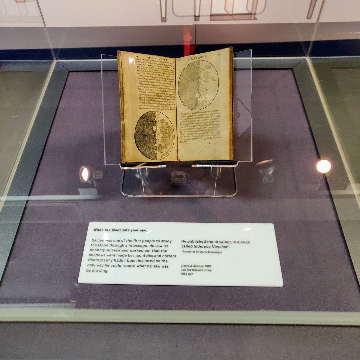 cefairless's tweet photo. Still get a kick out of seeing objects I helped with the prep for on display. #HelloUniverse #Conservation #Exhibitions #ObjectPrep https://t.co/XRGqb87B9B