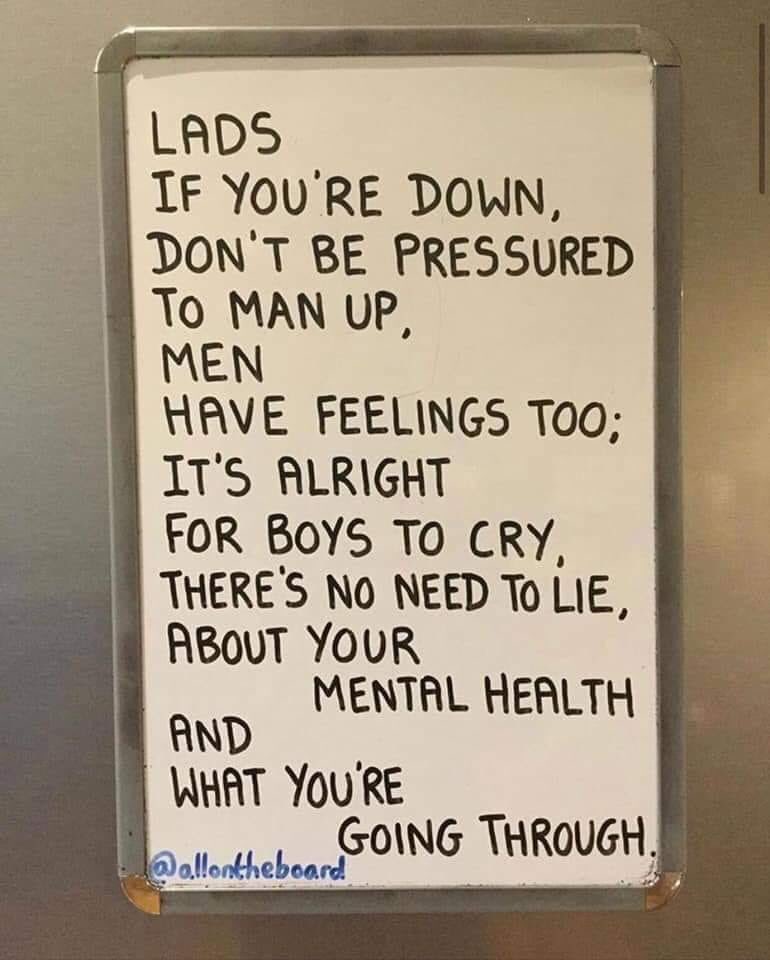 channdon's tweet photo. Don’t be afraid to speak up fellas we’re all riding that same roller coaster just at different points 👊🏽 #speakup #MensDay https://t.co/E3G8CU0vZs
