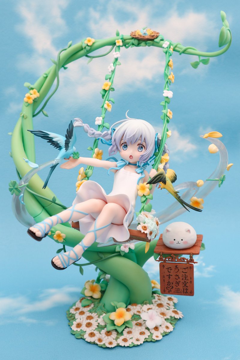 大人気☆ F:NEX ご注文はうさぎですか？？ チノ お花のブランコ 1/7