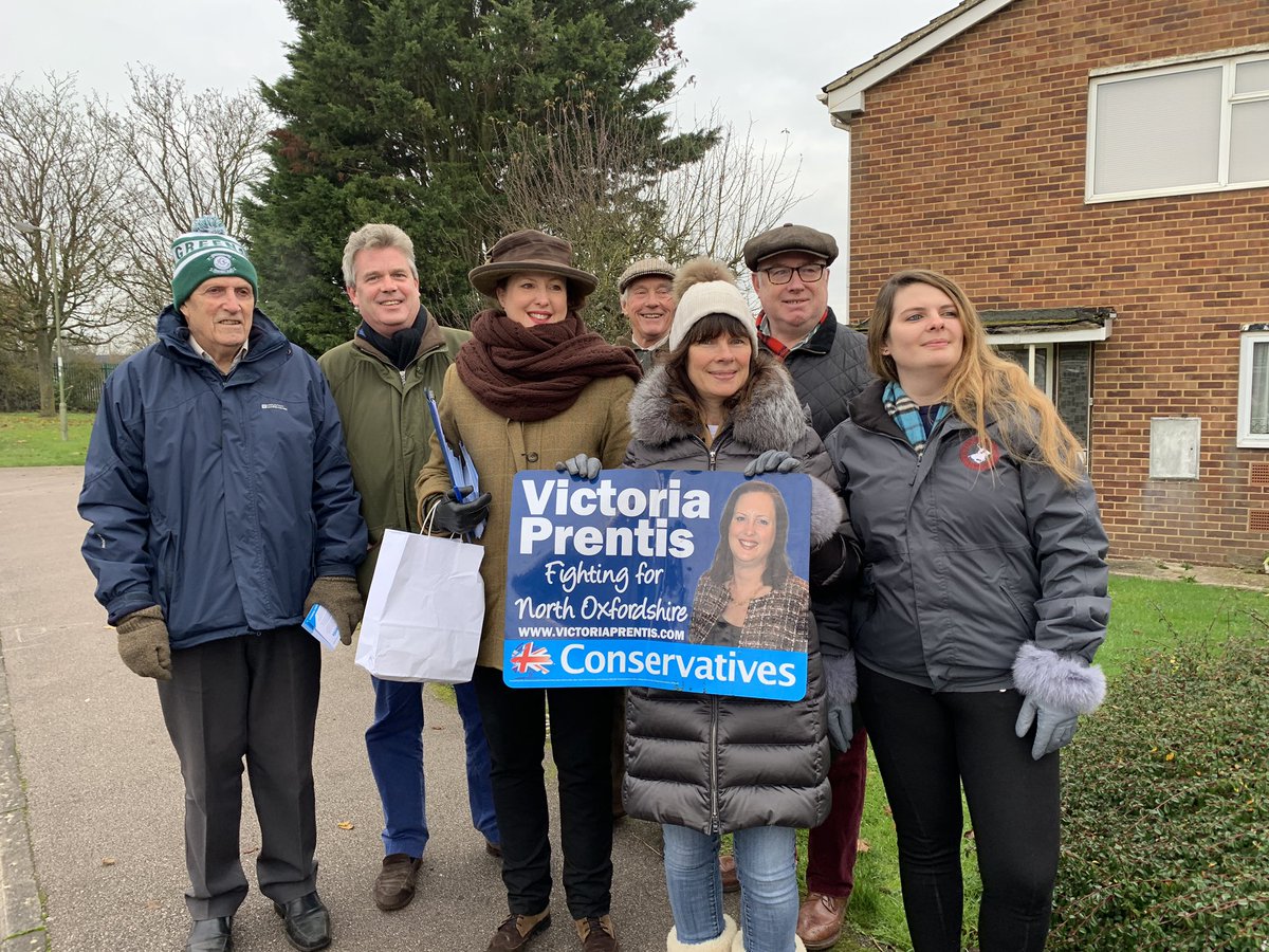 A BRILLIANT turn out of volunteers for this morning’s canvassing session in #Banbury. Thank you so much 💙🗳 #GeneralElection19 #VoteVictoria