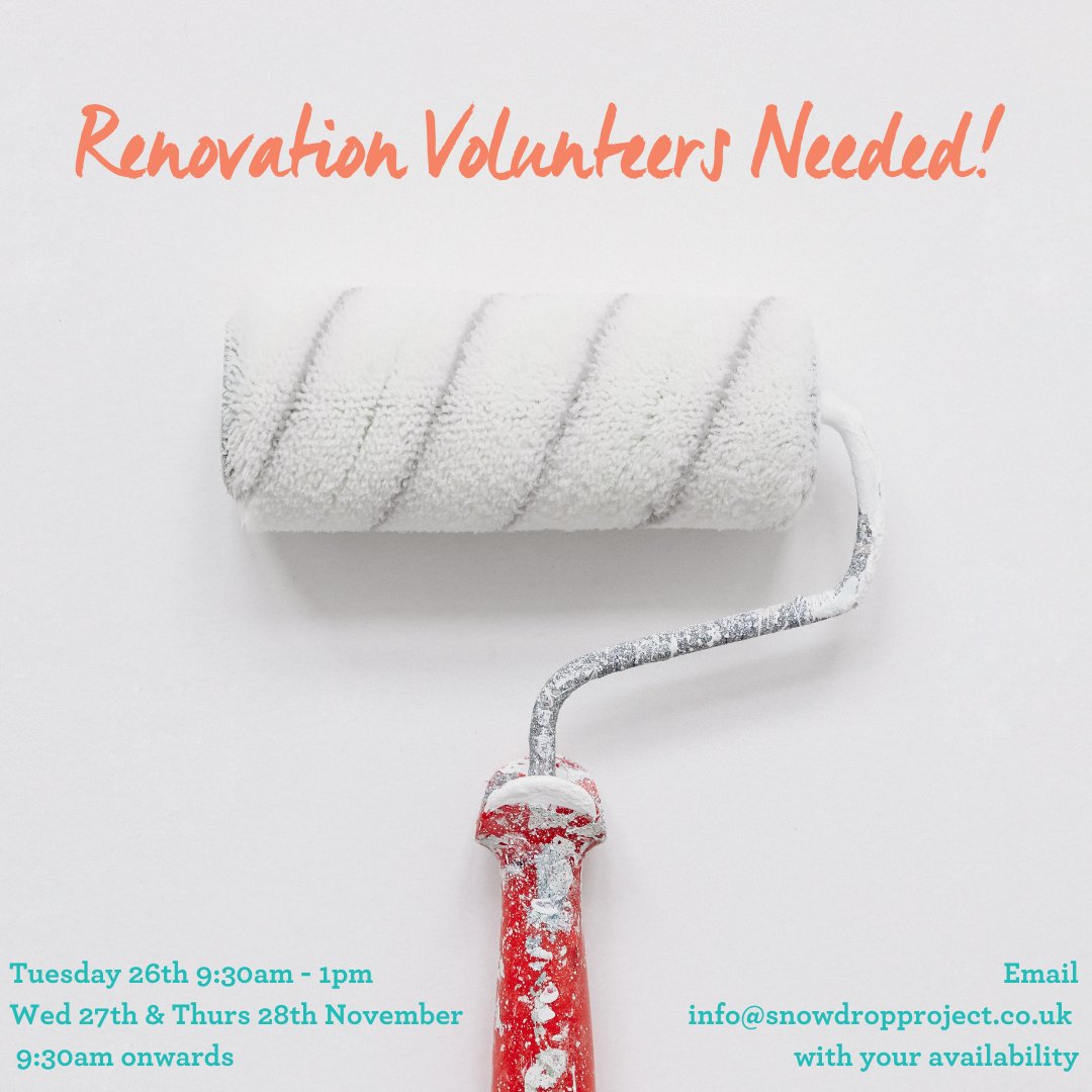 We have another house renovation for a survivor of trafficking we support - are you available next week to lend a hand to help paint and decorate? We would love to hear from you - please get in touch, thank you! #sheffieldissuper