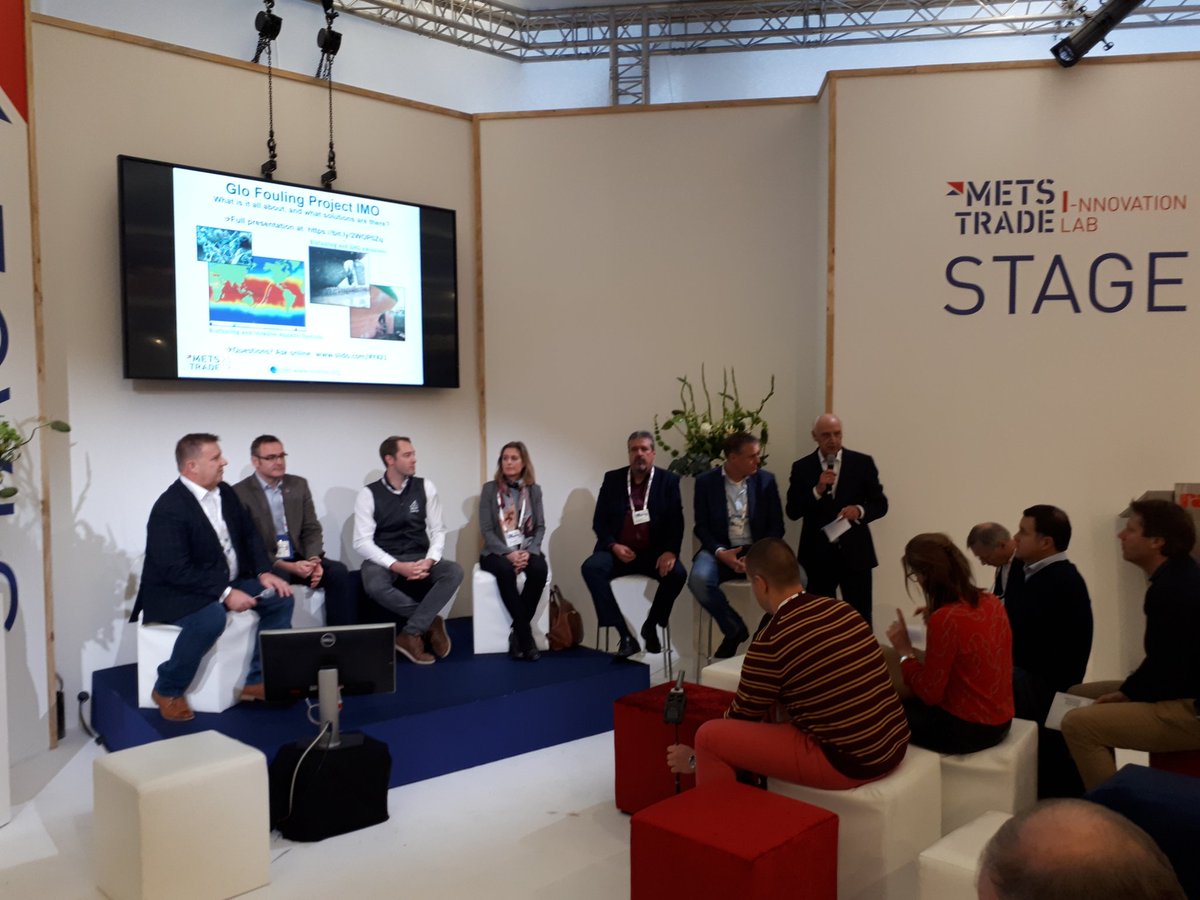 Antifouling panel on METS, by different speakers about the progress biocide-free emissions   #icomia #vdjs #EBA