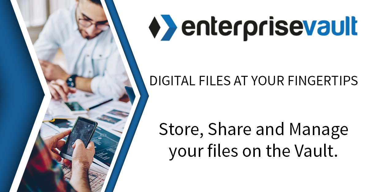 EnterpriseOuts1's tweet image. Enterprise Vault ensures easy access to files and documents and storing all of it in one cloud-based solution, securing your business&apos; safety.

#filesorting #digitalfiles #storage #safefiles #filestorage #safefiles #storagefilesmanagement

Visit us @ enterprisevault.co.za