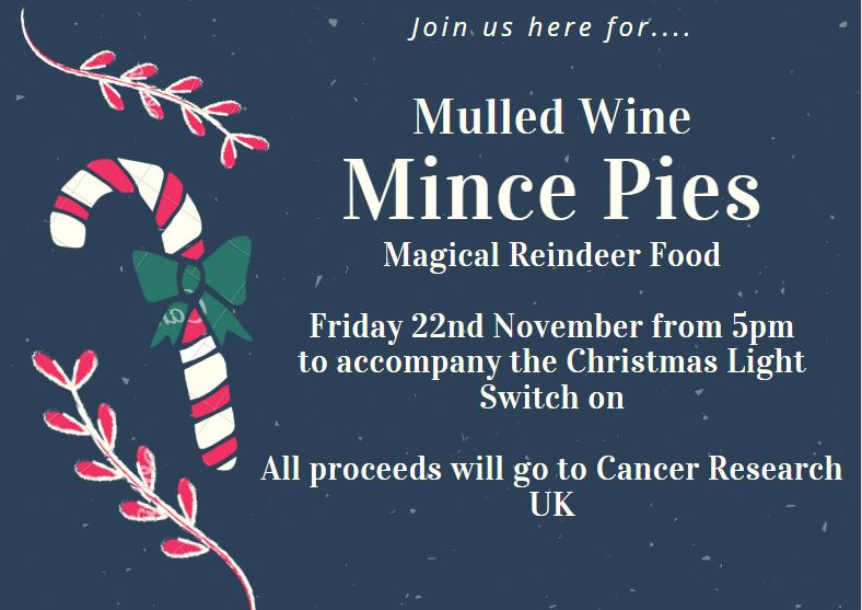 Hamptons Marlborough will be holding a festive stall outside of the office on Friday 22nd November from 5pm. We will be offering Mulled Wine, Mince Pies, Magic Reindeer Food, Dog Treats and Beautiful Decorations! All donations will go to <a href="/CR_UK/">Cancer Research UK</a> #Hamptons150 #Marlborough