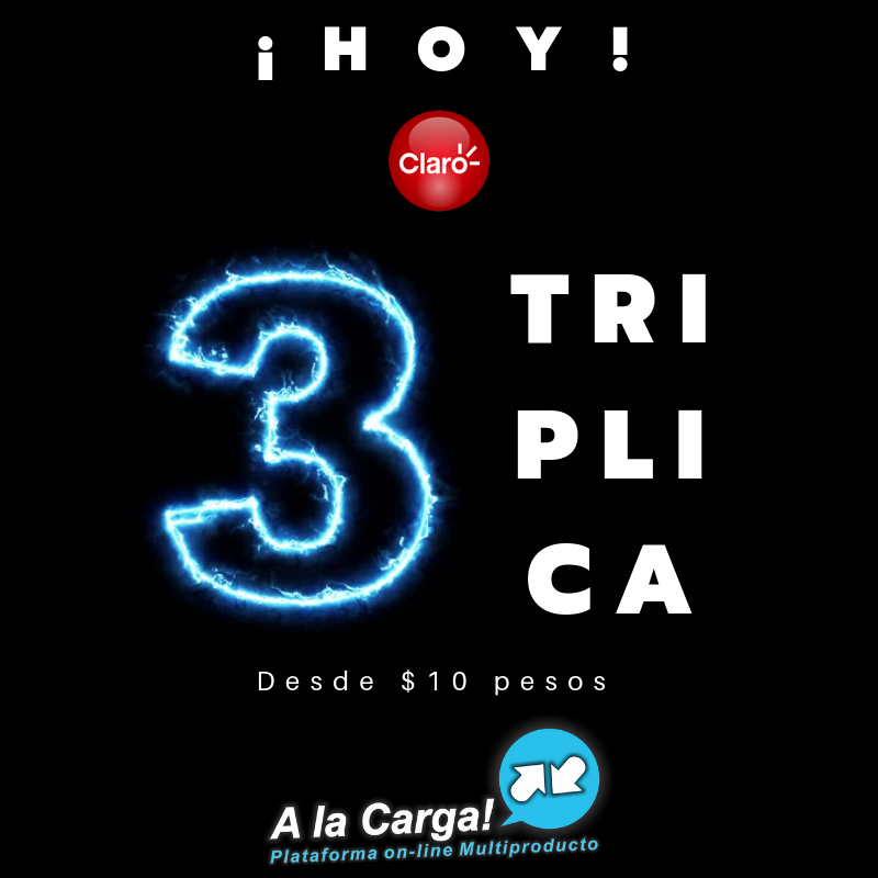 ALaCarga7's tweet image. 👉 Hoy 19/11 #triplica todas tus #recargas de #Claro!
👍 Aprovechá y ganá más!
.
.
#FelizMartes #ALaCarga #Personal #Movistar #Sube #Kiosco #Locutorio #ServicioPrepago #PuntoDeVentaSube #AplicacionAndroid #PuntodeRecarga #Argentina