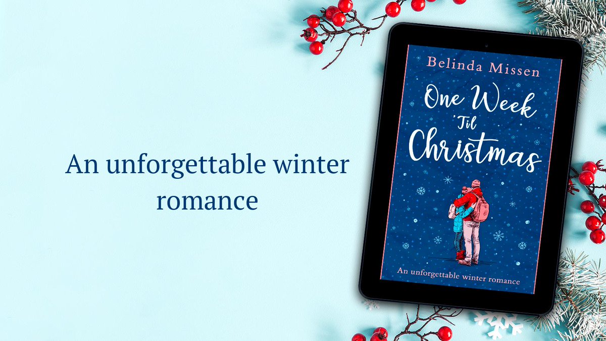 HQDigitalUK's tweet photo. Leave your review for One Week ’Til Christmas, the heart-warming new book by @belinda_missen on @Amazon https://t.co/lWls45MK1V #OneWeekTilChristmas https://t.co/h58m3KNQlj