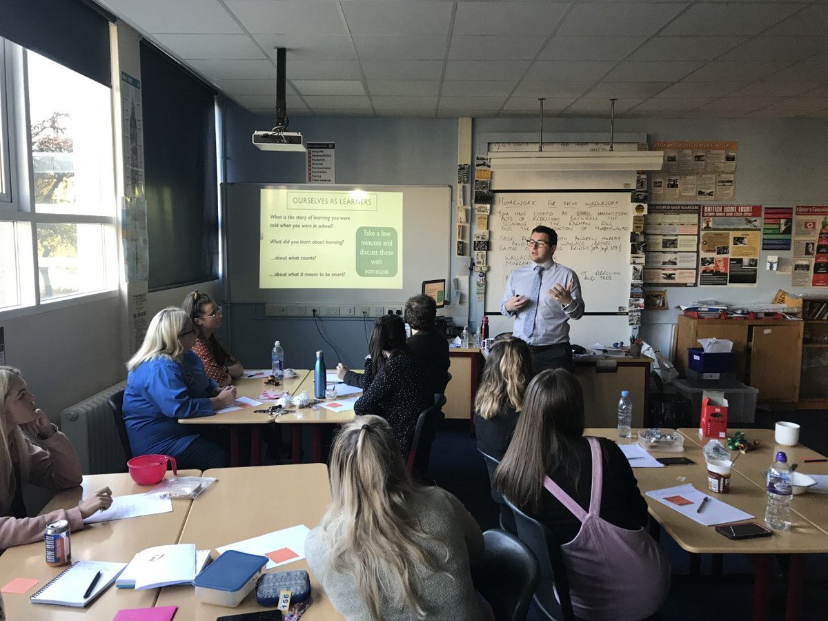GhsLearning's tweet photo. Mr Beattie delivered the 1st of our CLPL Making Thinking Visible sessions for the month of November to staff yesterday lunchtime. Fantastic turnout. https://t.co/RAEjjPnww9