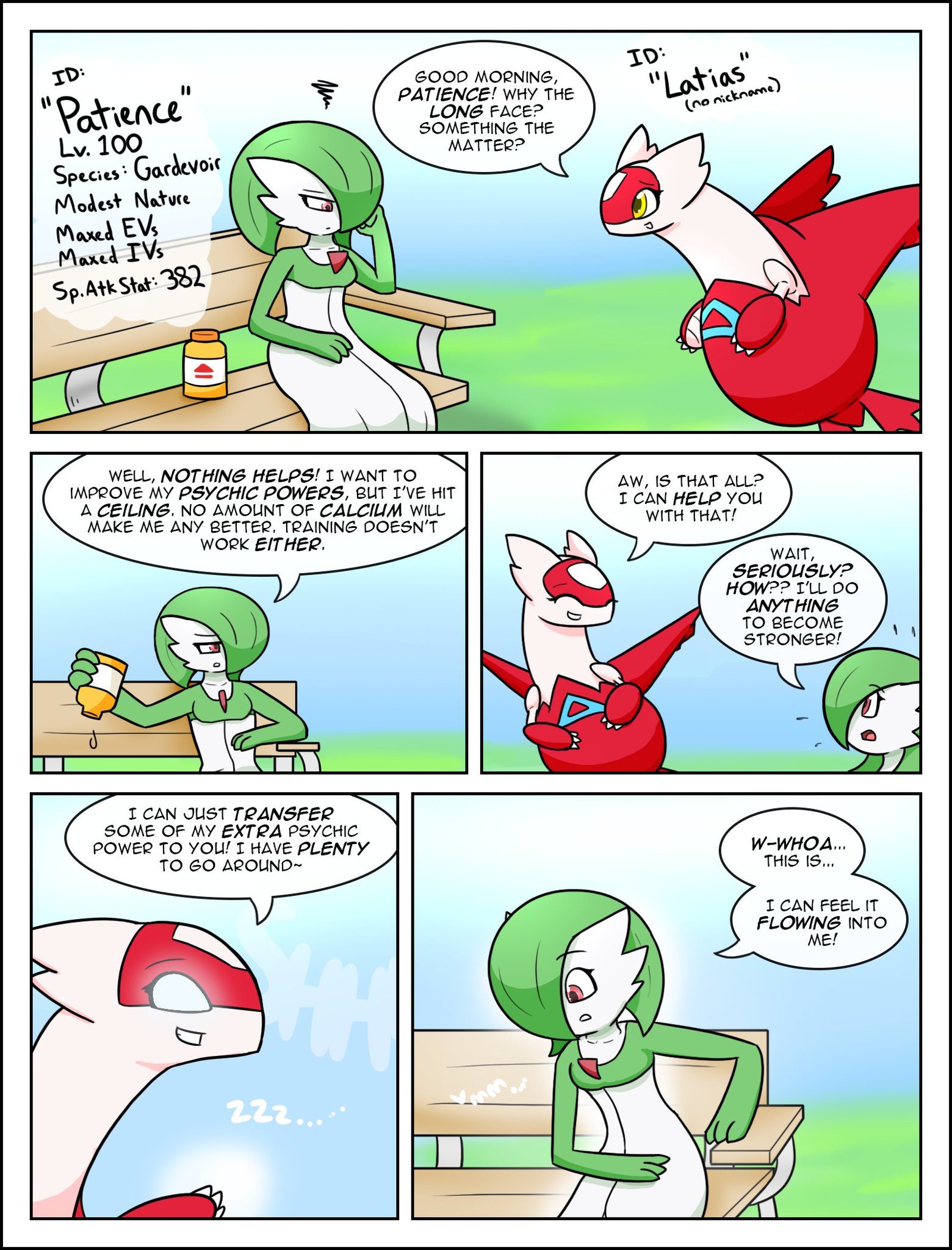 End on X: Gardevoir's Swelling Power, Page 1/5 Patience the