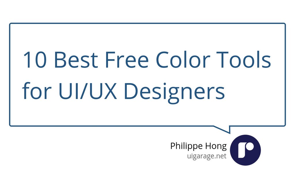 uigarage's tweet image. In case you missed it, check out &quot;10 Best Free Color Tools for UI/UX Designers&quot; lttr.ai/KQSQ #colortool #uidesign
