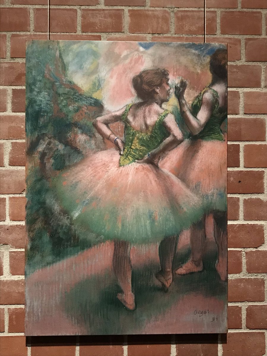 ≪踊り子たち(ピンクと緑)≫ 1894年 エドガー・ドガ #印象派からその先