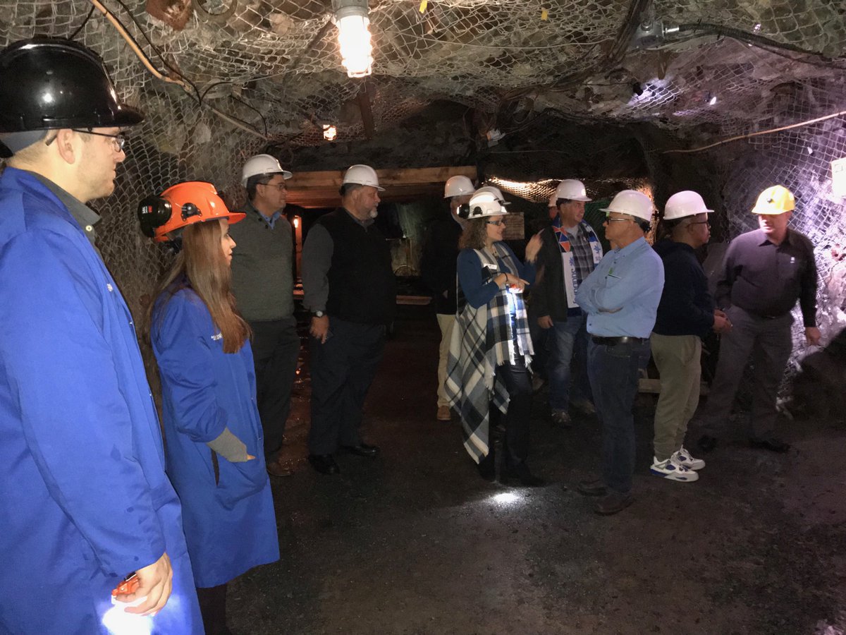 Fantastic tour by Jennifer Beaudry at Dynamic Earth for our Mandela Mining Sector guests from South Africa ⁦<a href="/ResourcefulCity/">Resourceful City Sudbury</a>⁩ ⁦<a href="/ScienceNorth/">Science North & Dynamic Earth</a>⁩