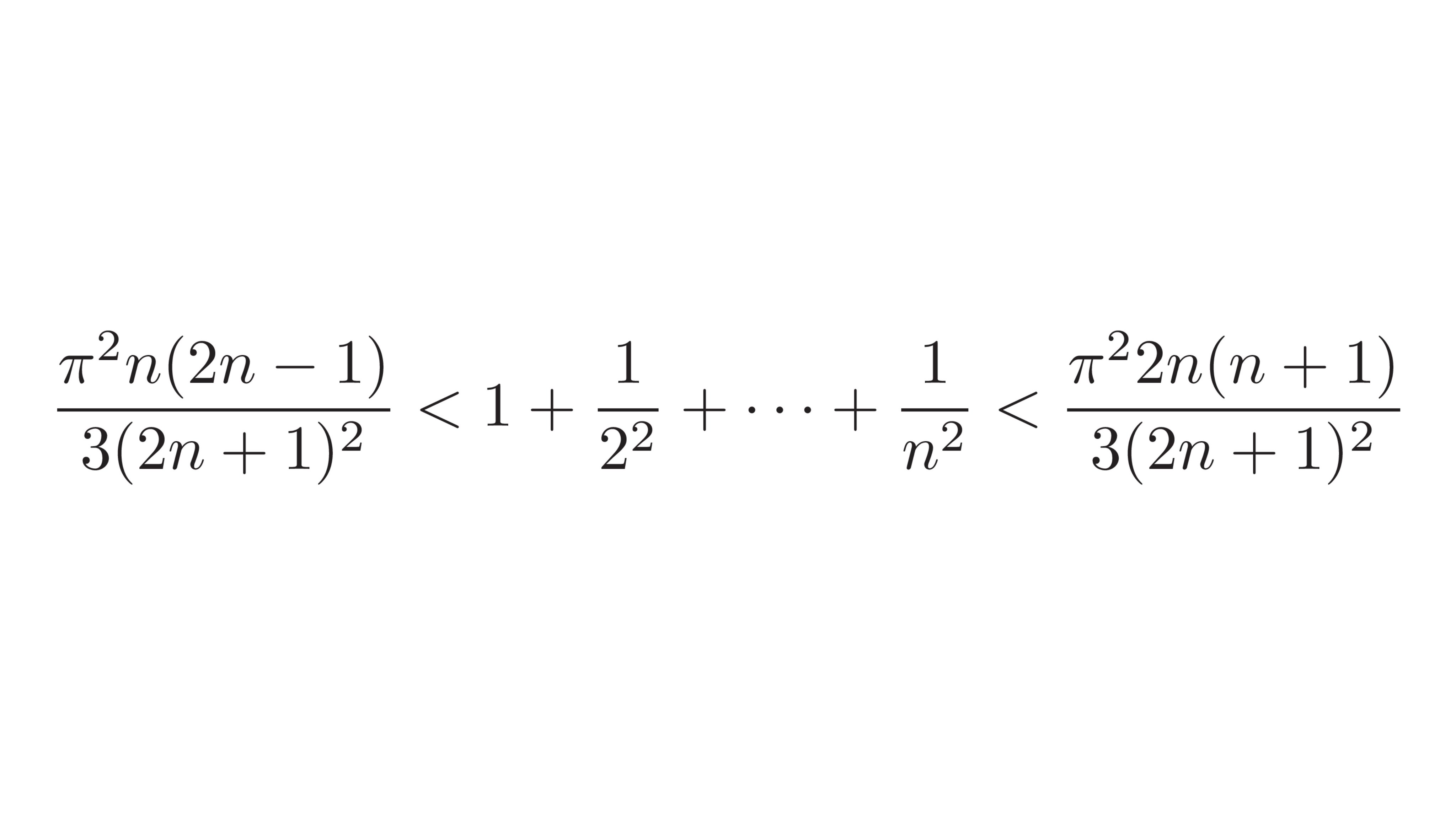 Tamas Gorbe Finally We Can Obtain The Sum Of The Infinite Series 1 1 1 2 1 3 That Is Solve The Basel Problem By Letting N Go To