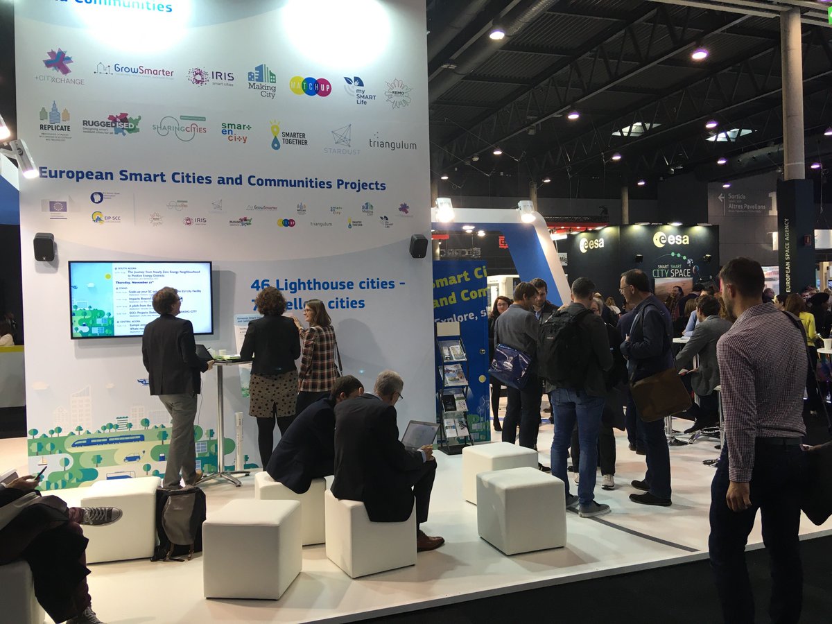 Join us at #SmartCityExpo, stand B140 where we are presenting smart city solutions together with other SCC01 projects