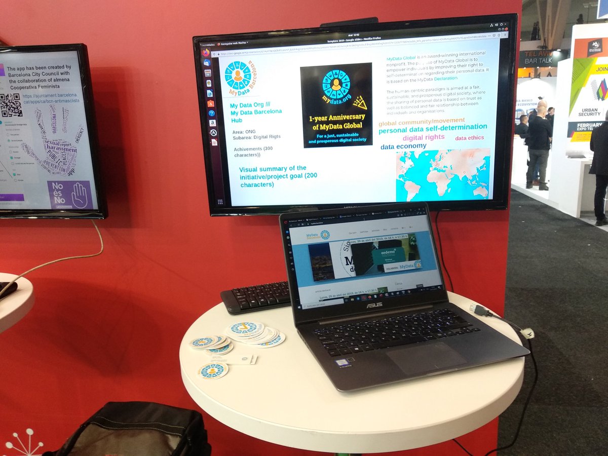 RubiBrilla's tweet photo. 2/ #SCEWC19 #DSF_SCEWC &amp; #SharingCitiesAction19 
✅energy data topic
Open forum about #economydata #datagovernance #datarights #datacommons #privacy
at Sharing Cities Stand Lab, 
experts from @mydatabcn @colectic_coop @Tecnopolitica_ @thedataplace @CoopdesCommuns @ESADEisocial https://t.co/XjJKqXi37h