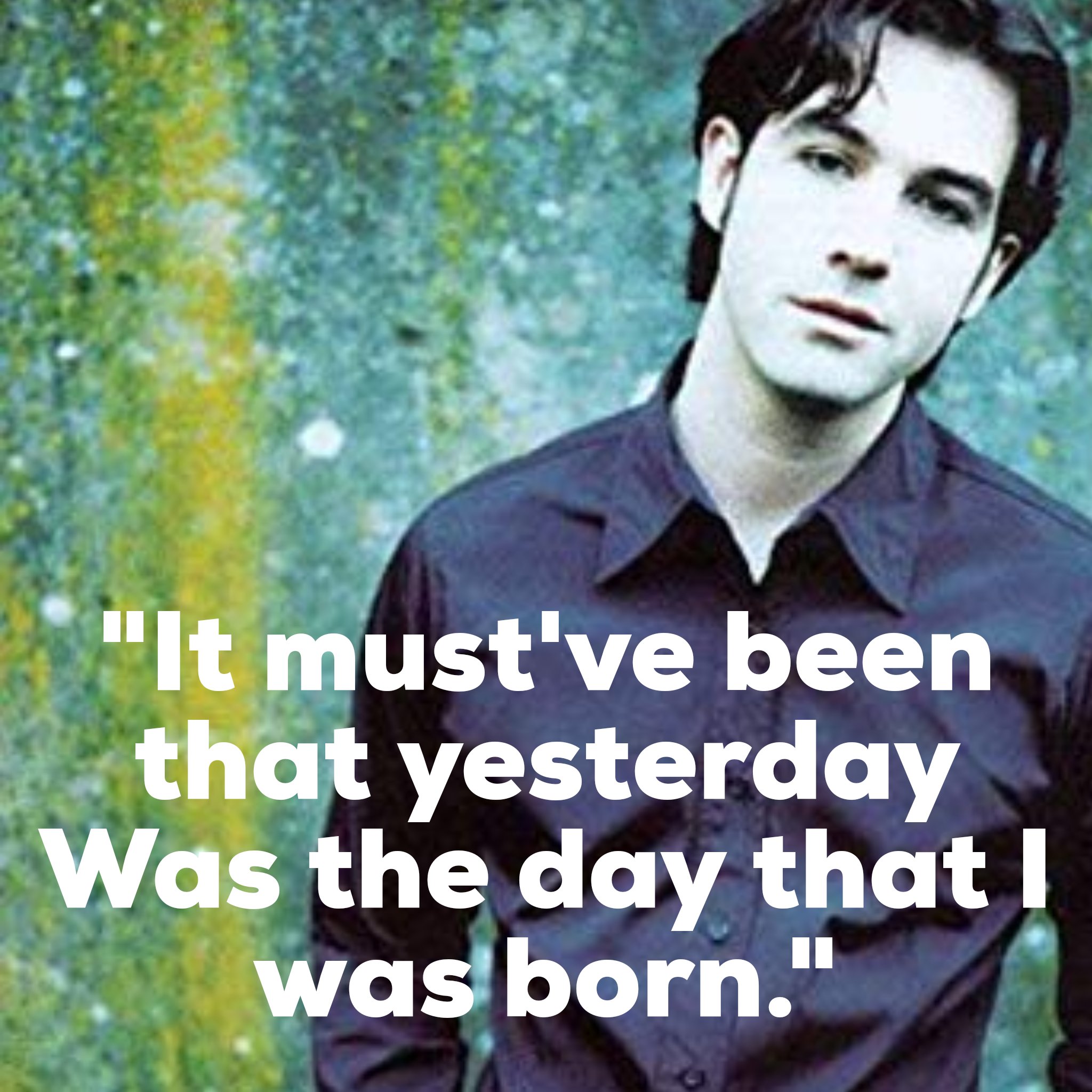Seeing how yesterday was birthday, Happy Duncan Sheik Day!   