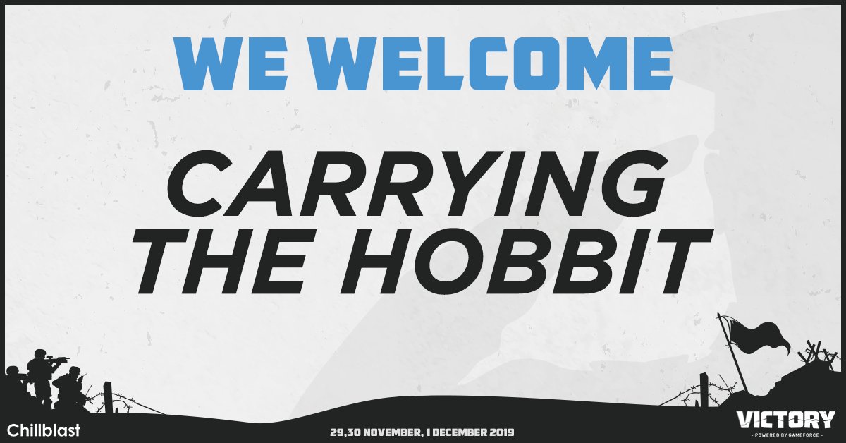 Eventhough it's a mixteam, maybe the experience of <a href="/stRoveofficial/">stRove~~</a> as a finalist at the Blitzkrieg Major will cause for an upset.

Nonetheless, welcome Carrying The Hobbit to our <a href="/Battalion1944/">Block Head</a> tournament!

#Victory #LAN