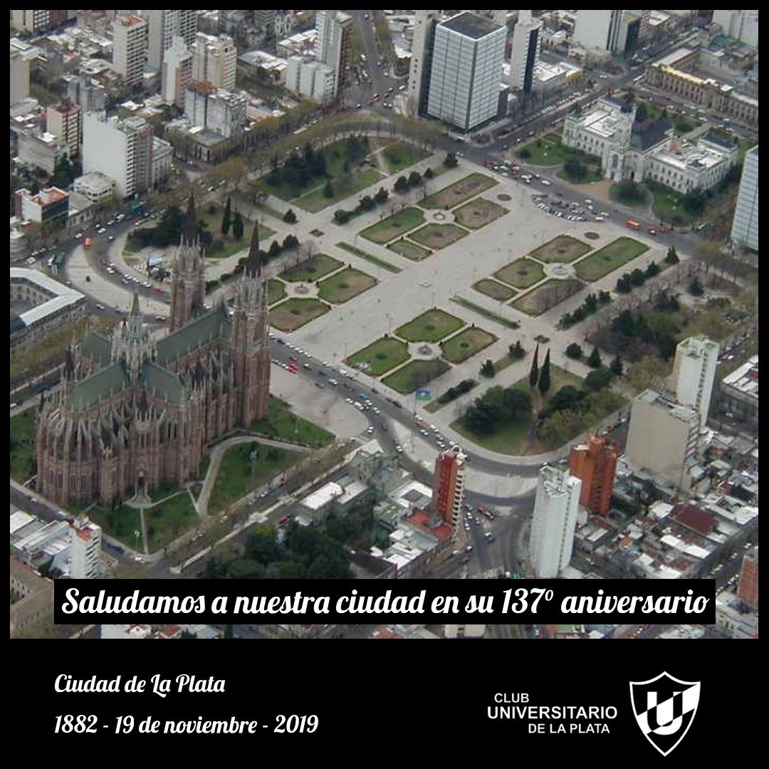¡Feliz aniversario querida ciudad!
<a href="/LaPlataMLP/">Municipalidad de La Plata</a>