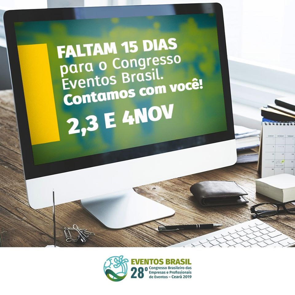 abeocbrasil's tweet image. Faltam apenas 15 dias para o 28º Congresso Eventos Brasil. Acesse o site eventosbrasil2019.abeoc.org.br. Serão 3 dias de imersão do universo de eventos e sua cadeia produtiva. #EventosBrasil2019 #Eventos #Turismo #OrganizaçãodeEventos #ProduçãodeEventos #respiramosevento #abeocbrasil