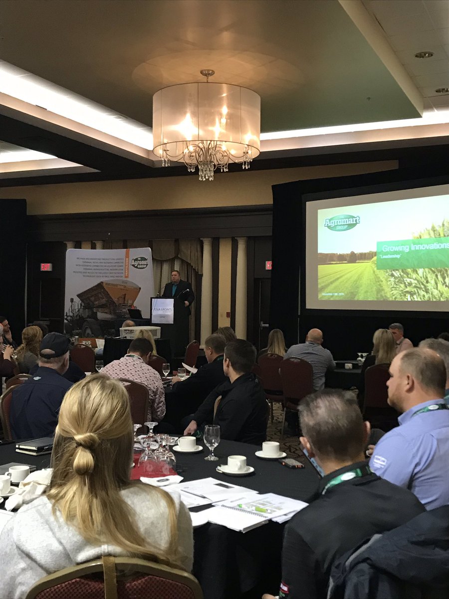 Our General Manager @vandenbrand welcoming a record attendance of Agromart team members to our 9th Annual Growing Innovations event!! #OntAg #EastCdnAg