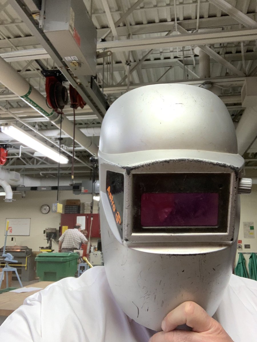 THS_Arrows's tweet photo. Luke, I am your Principal! #TheTecumsehWay #MetalsClass https://t.co/z6rYAc0ok5