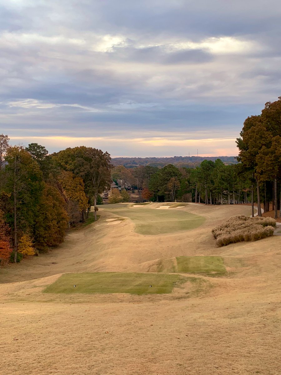There is something about this view that never gets old. 1x roll on greens this morning. Raking bunkers and mowing fairways as well.