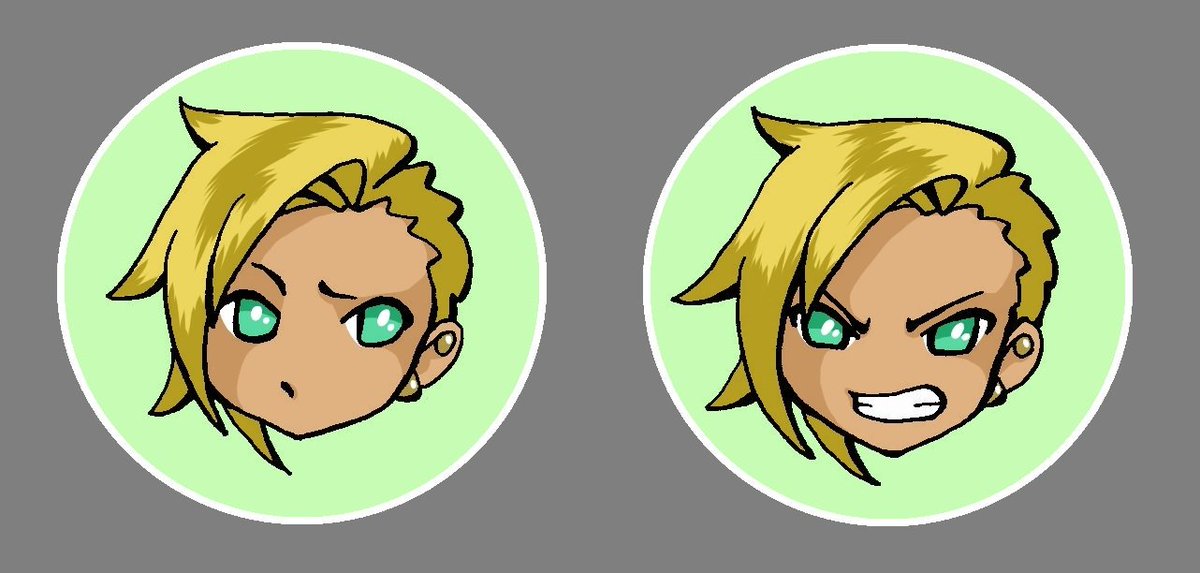DeadLineKarasu's tweet photo. Wir arbeiten gerade an neuen Button-/Sticker-Motiven passend zu unserem kommenden Comic. https://t.co/wsGXX2Vh7a
