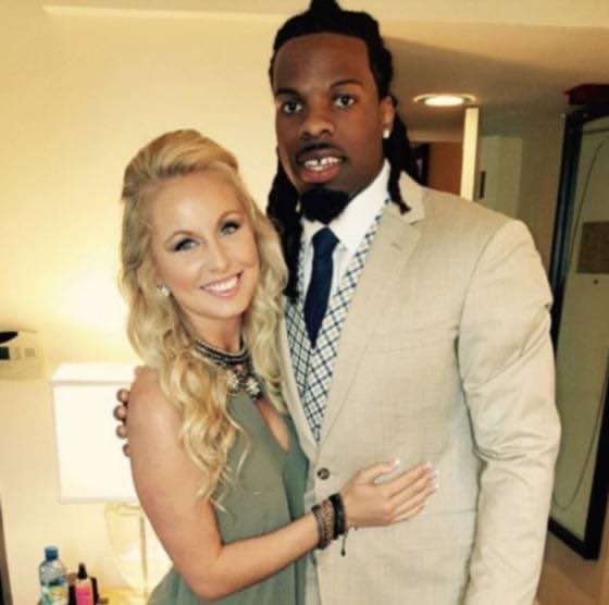 Kevin White & (Longtime Girlfriend) Roxy Gbor Former 1st Round Pick 4 year $15 Million Dollar Contract. $10 million guaranteed 