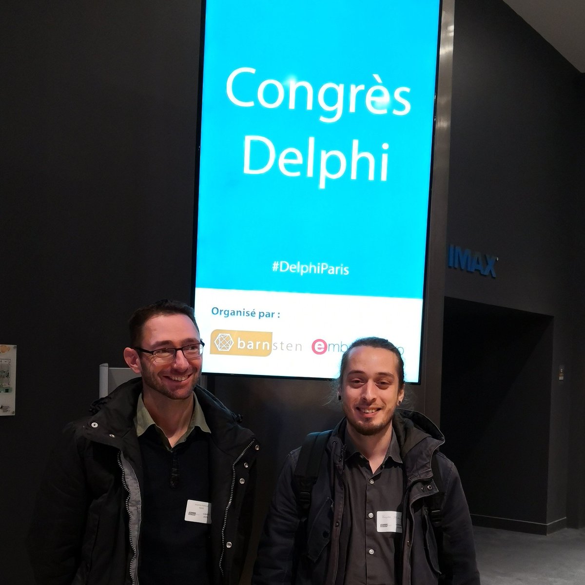 ymag_sas's tweet photo. Après l’#IgniteTheTour de Microsoft, direction Paris pour les représentants d’@ymag_sas : Nicolas, Joachim et Léopold à l’occasion du Congrès #DelphiParis organisé par @BarnstenFR #Embarcadero https://t.co/doVKqGkayS