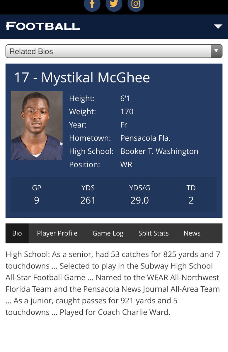 AndyDemetra's tweet image. One of the most underrated storylines in college football this year: the slow influx of freshmen named after early-2000’s rappers.