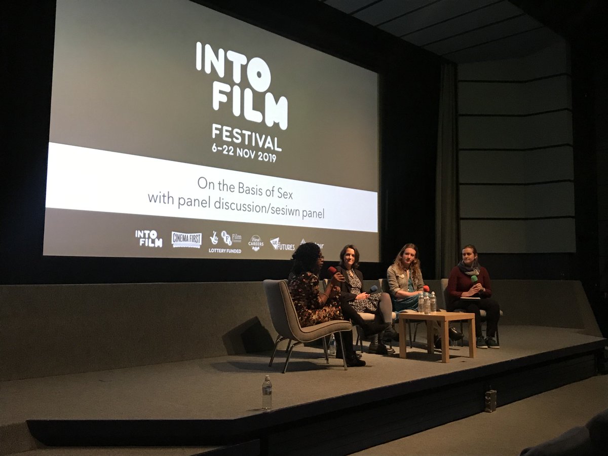 intofilm_cymru's tweet image. Inspiring screening &amp;amp; panel talk linked to On the Basis of Sex @chaptertweets as part of  #IntoFilmFestival

Diolch Hilary @WENWales, Hannah @EHRCwales, Polly @chwaraeteg, Crash &amp;amp; Gladys for sharing your thoughts &amp;amp; experiences on women's rights &amp;amp; equality. 

#learningthroughfilm