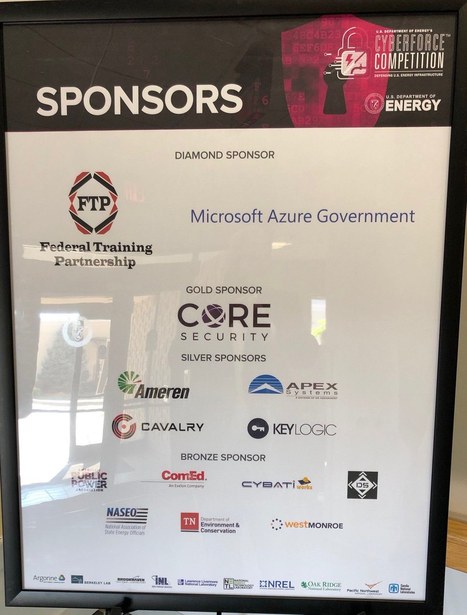 KeyLogicSystems's tweet image. KeyLogic was a proud sponsor of the Department of Energy's #CyberForce2019 competition this weekend. KeyLogic had the opportunity to talk participating teams about the future of cybersecurity and the immediate need of more cybersecurity professionals. #keylogic