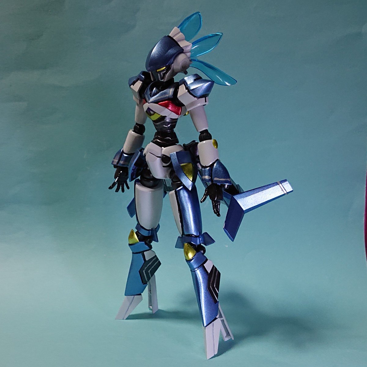 LBX #パンドラ さん完成 たいした見立ても無く 大袈裟な武器も無く
