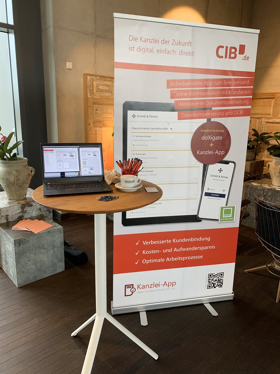 frank_sebo's tweet photo. Gemeinsam mit der @DATEV heute wieder Lösungen für die Digitalisierung bei #Steuerberatern und Mandanten vorstellen. #doXigate #KanzleiApp @CIBsoftwareGmbH #Schnittstellen #DATEVITClub #Irschenberg https://t.co/WWQM6ApbmN